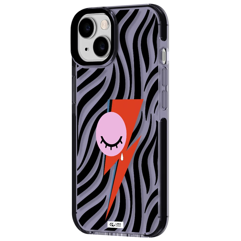 David Bowie Symbol Apple iPhone 14 impact Lilac Case