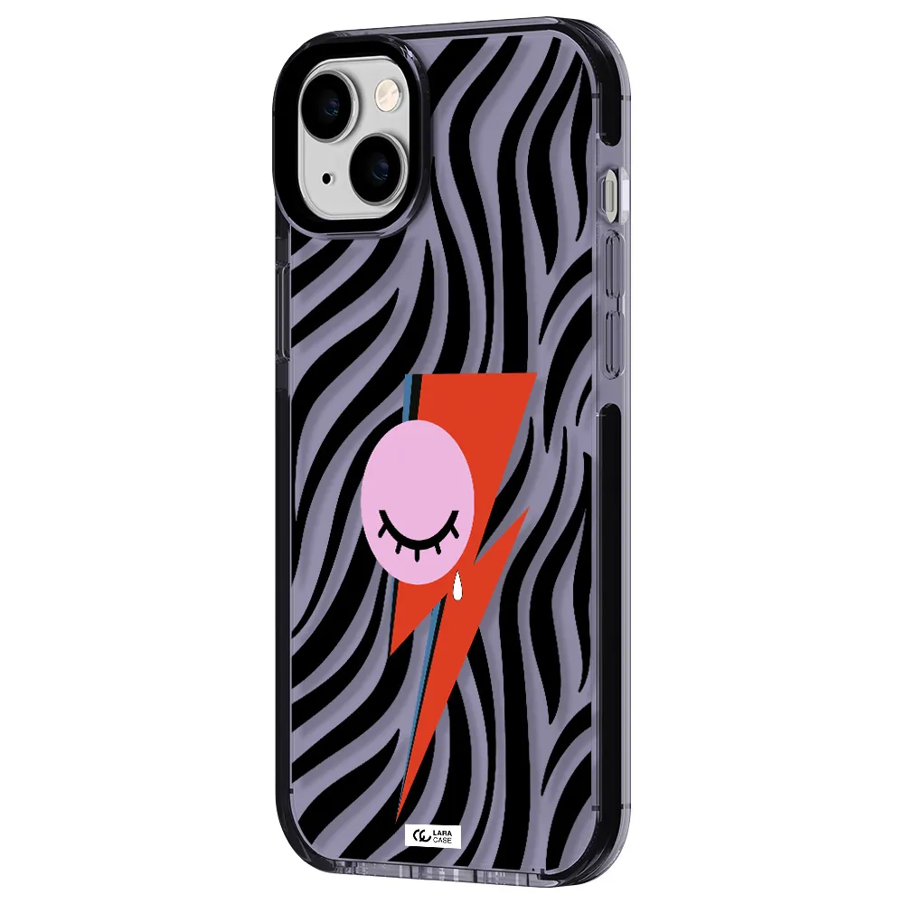 David Bowie Symbol Apple iPhone 14 plus impact Lilac Case