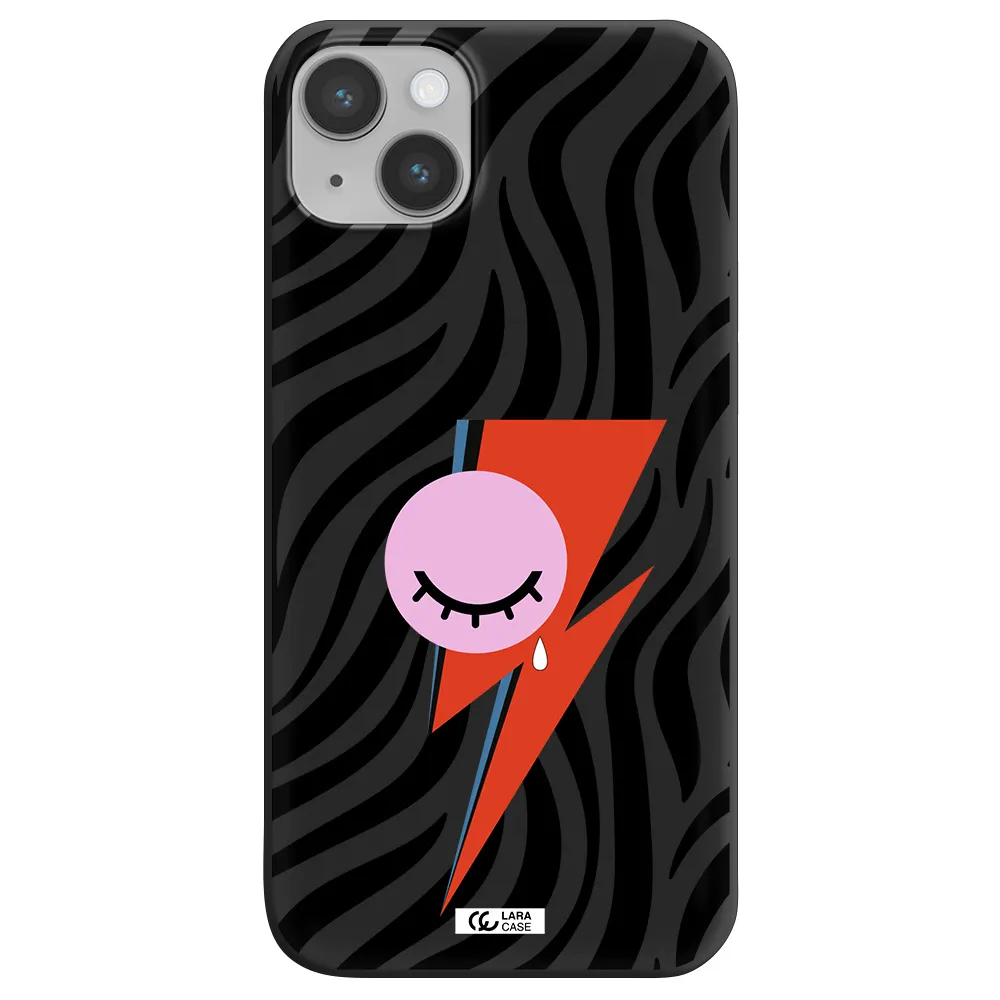 David Bowie Symbol Apple iPhone 14 plus Silicone black Case