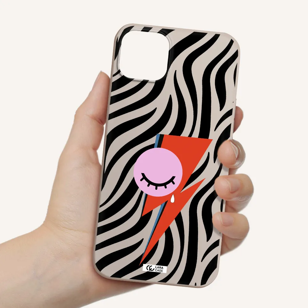 David Bowie Symbol Apple iPhone 14 plus Silicone Stone Case