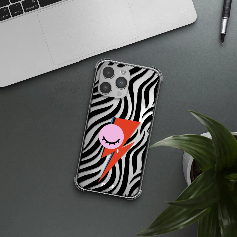 David Bowie Symbol Apple iPhone 14 pro max Clear PC Case