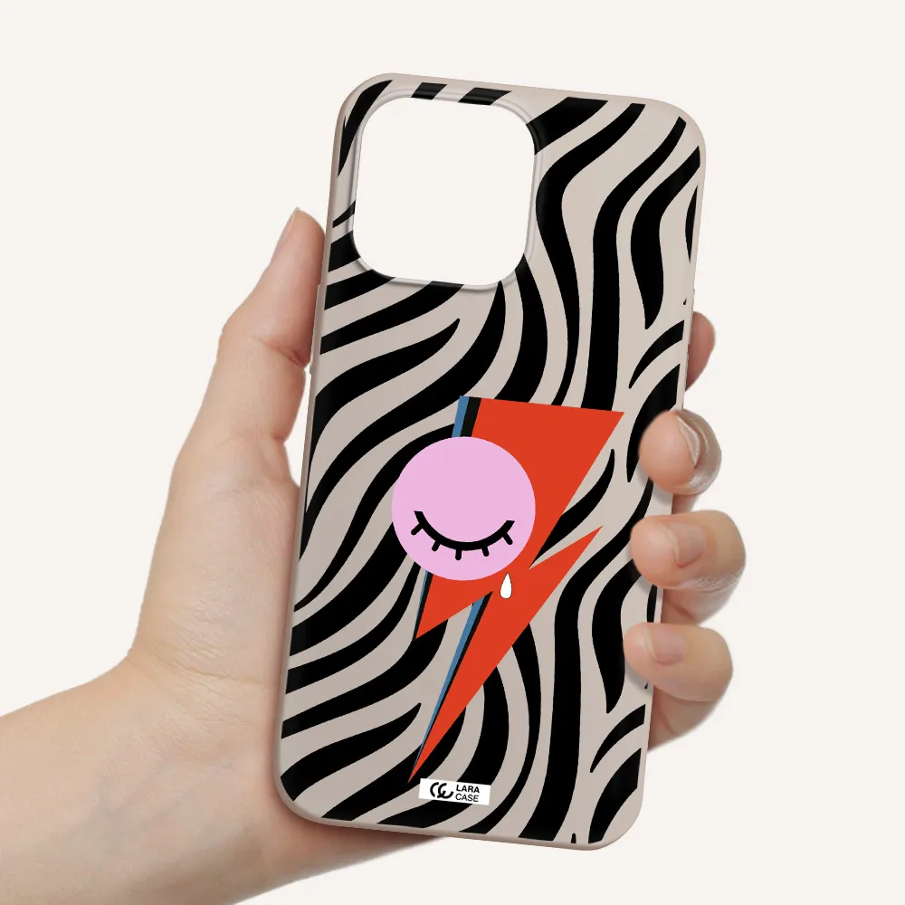 David Bowie Symbol Apple iPhone 14 pro max Silicone Stone Case