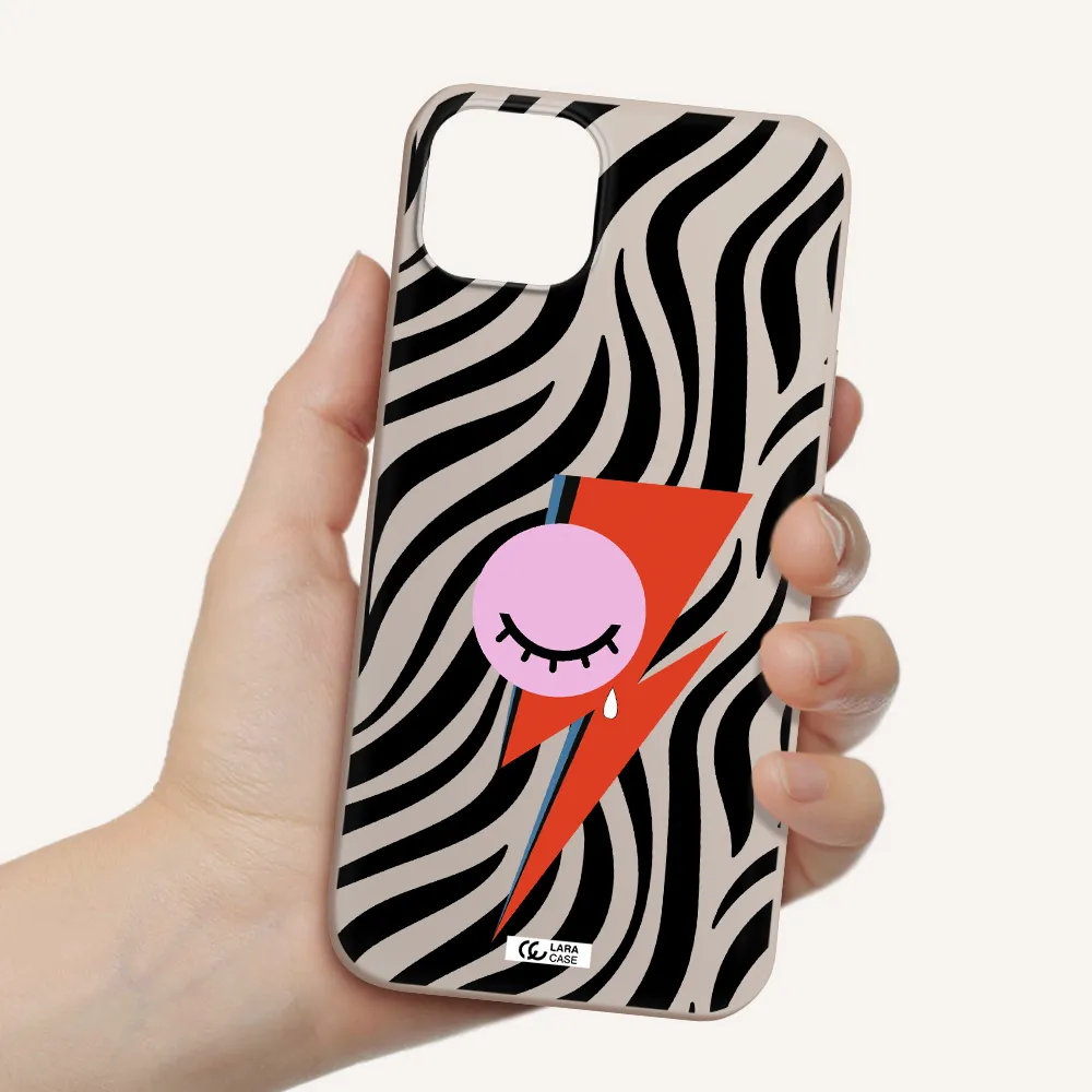 David Bowie Symbol Apple iPhone 14 Silicone Stone Case