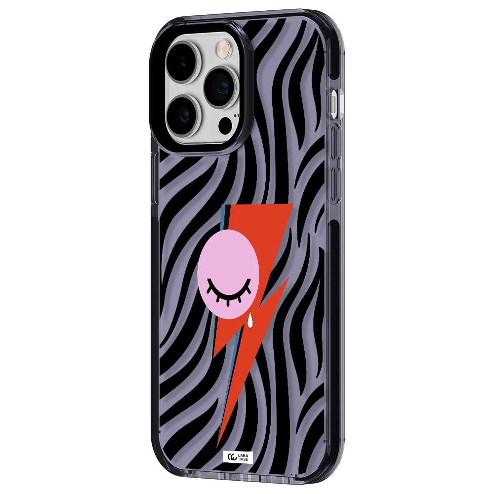 David Bowie Symbol Apple iPhone 15 Pro Max impact Lilac Case