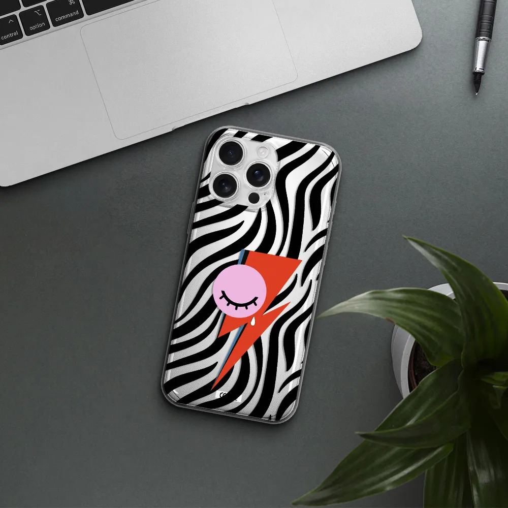 David Bowie Symbol Apple Iphone 16 Pro Max Clear Tpu Case