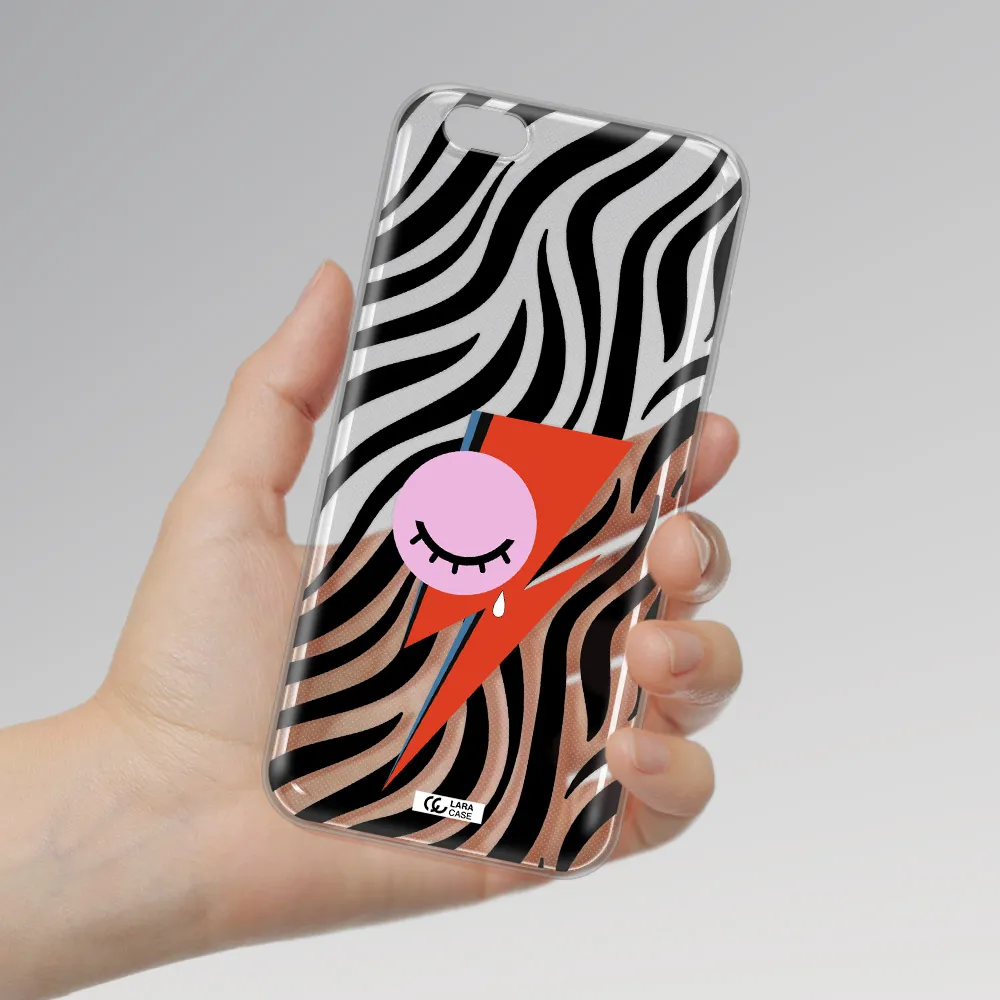 David Bowie Symbol Apple iPhone 6 s plus Clear TPU Case