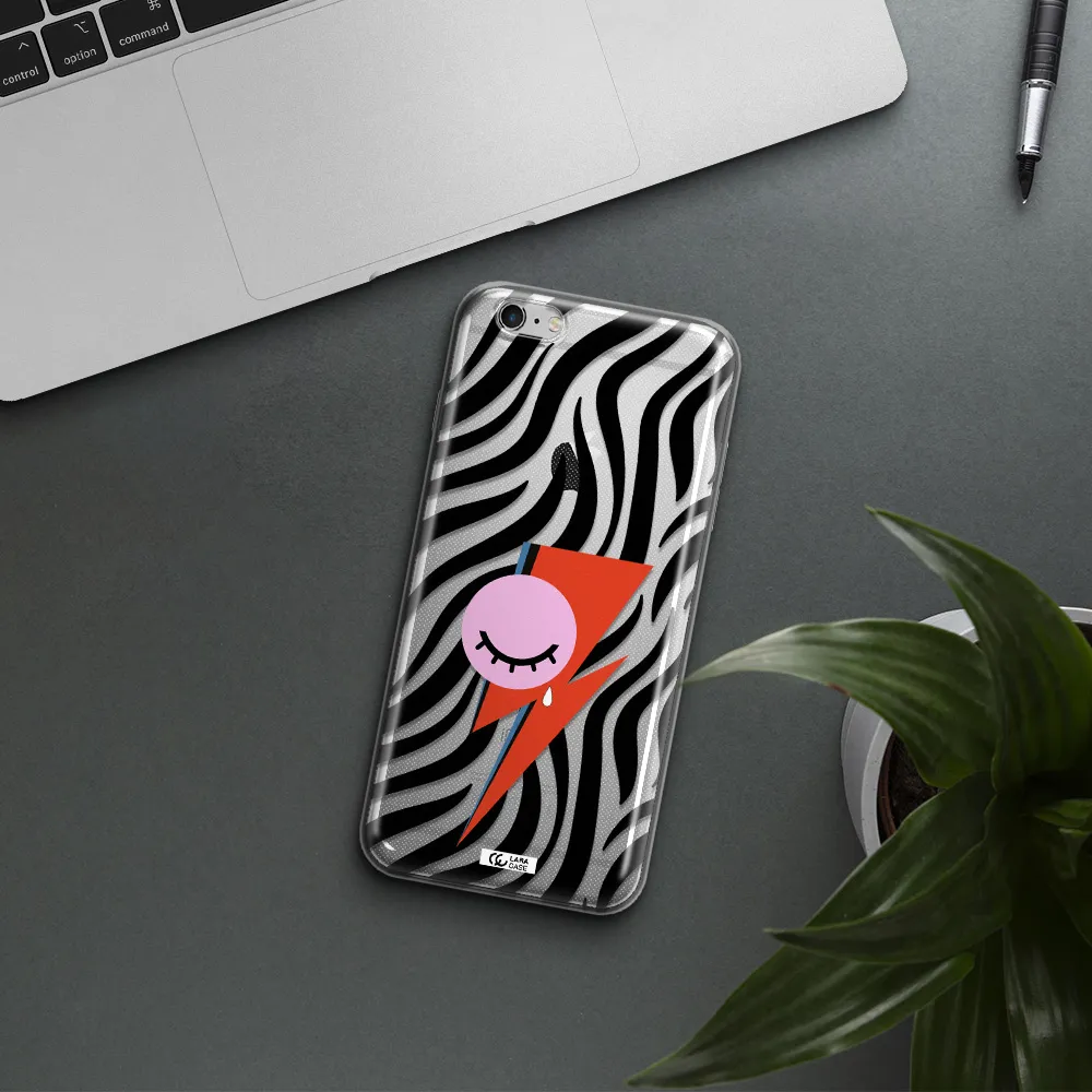 David Bowie Symbol Apple iPhone 6 s plus Clear TPU Case