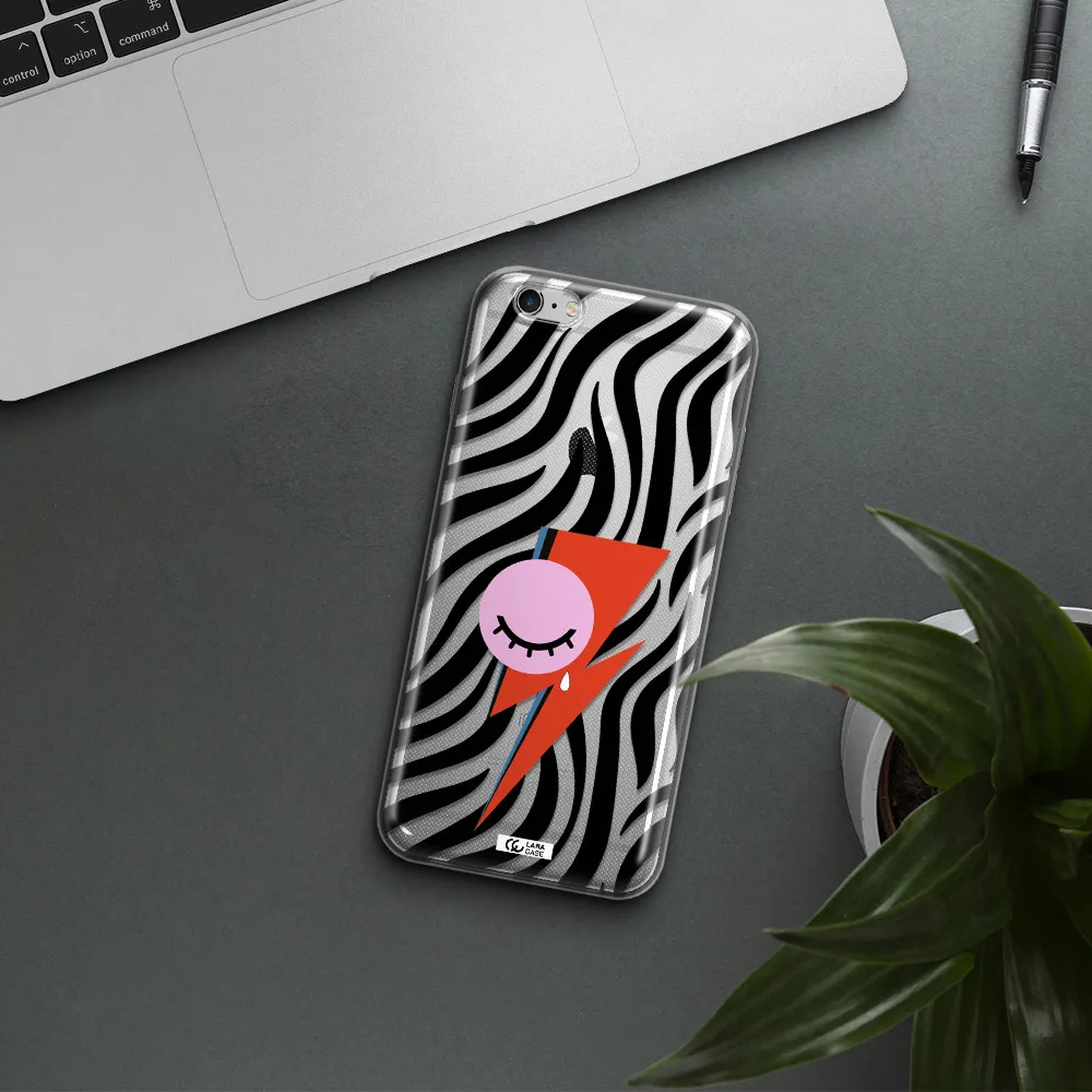 David Bowie Symbol Apple iPhone 6S Clear TPU Case