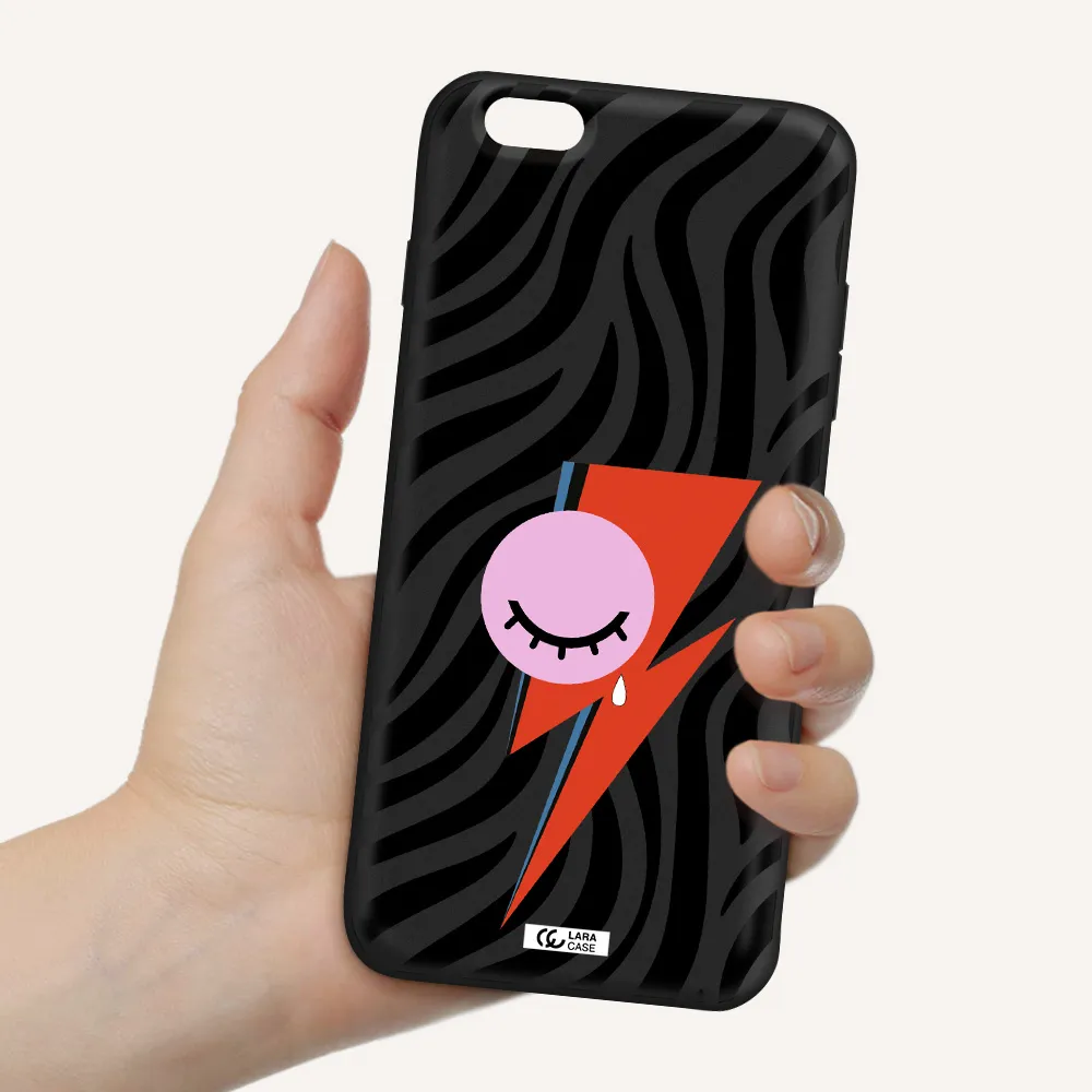 David Bowie Symbol Apple iPhone 6S Silicone black Case