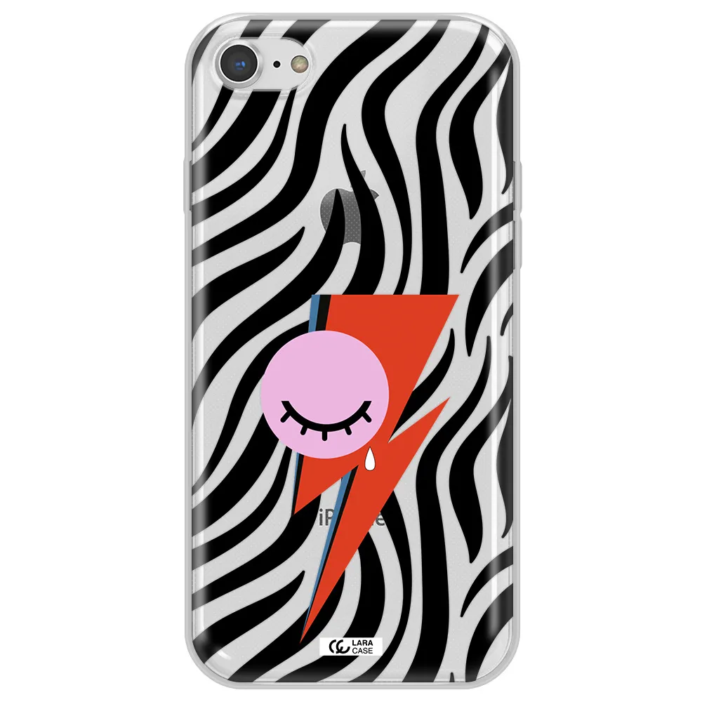 David Bowie Symbol Apple iPhone 7 Clear TPU Case