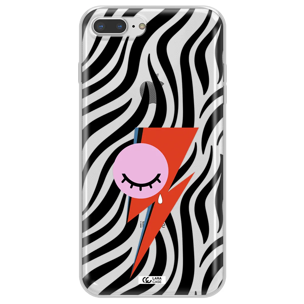 David Bowie Symbol Apple iPhone 7 plus Clear TPU Case