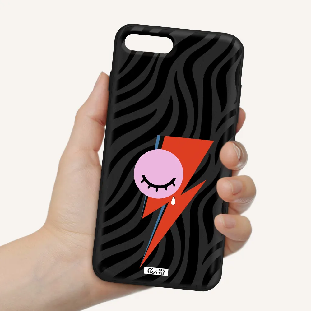 David Bowie Symbol Apple iPhone 7 plus Silicone black Case