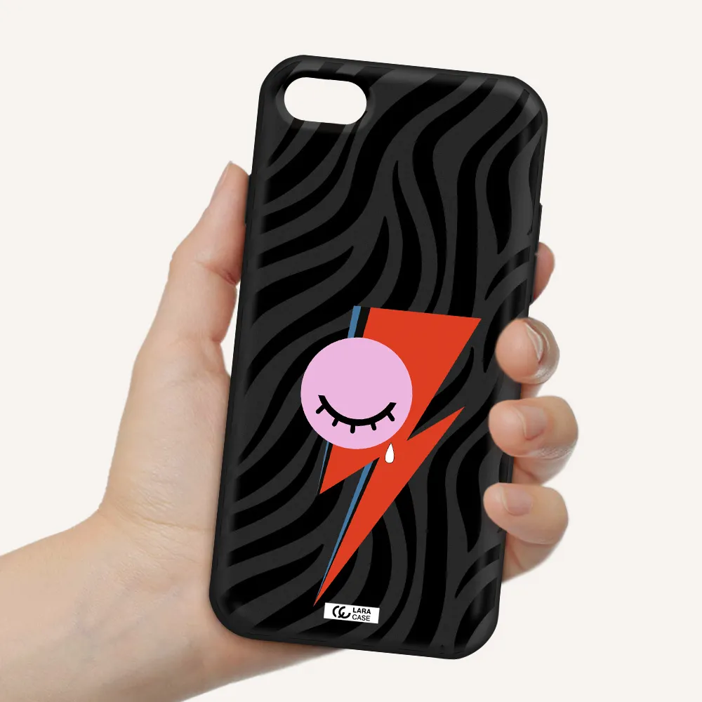 David Bowie Symbol Apple iPhone 7 Silicone black Case