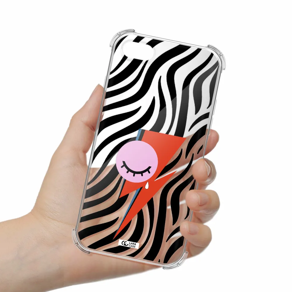 David Bowie Symbol Apple iPhone 8 Clear PC Case