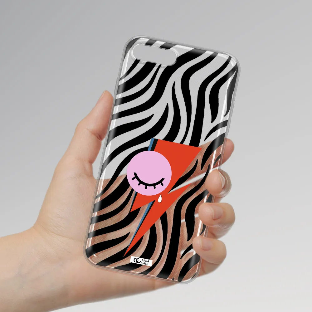 David Bowie Symbol Apple iPhone 8 plus Clear TPU Case