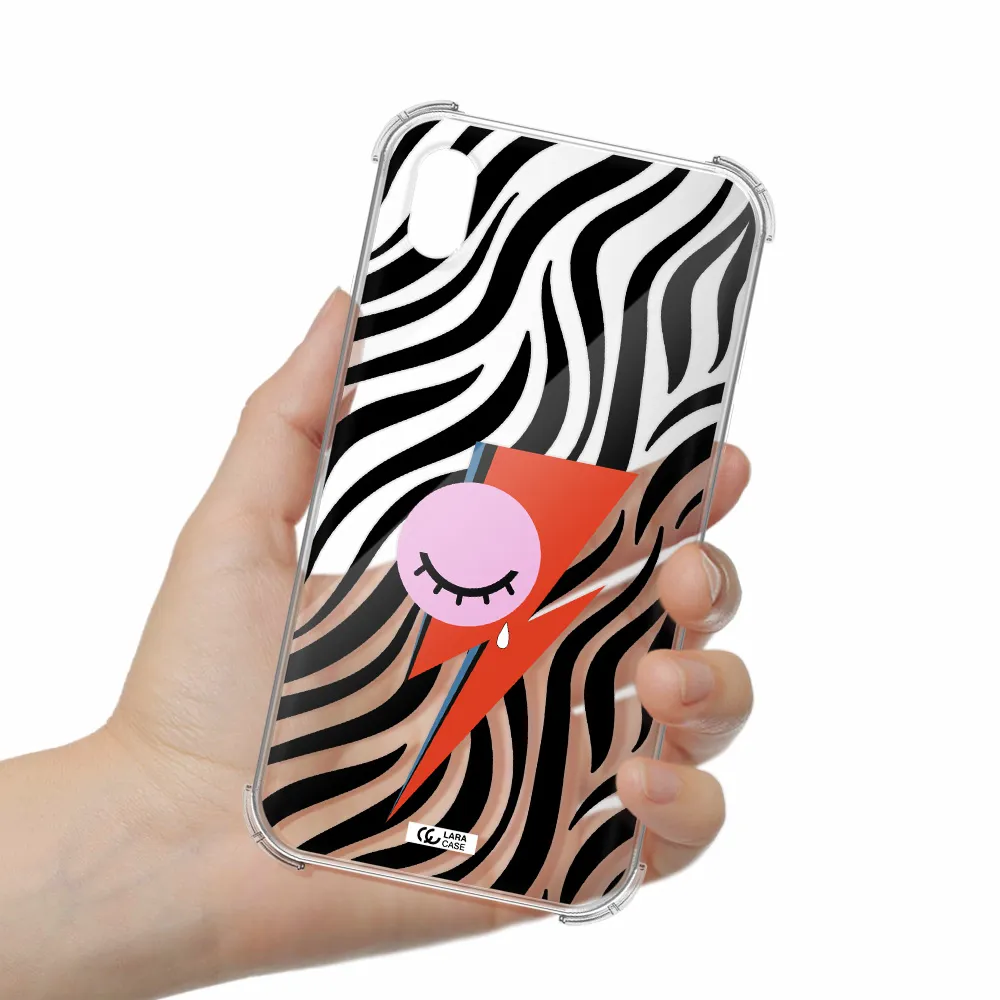 David Bowie Symbol Apple iPhone XR Clear PC Case