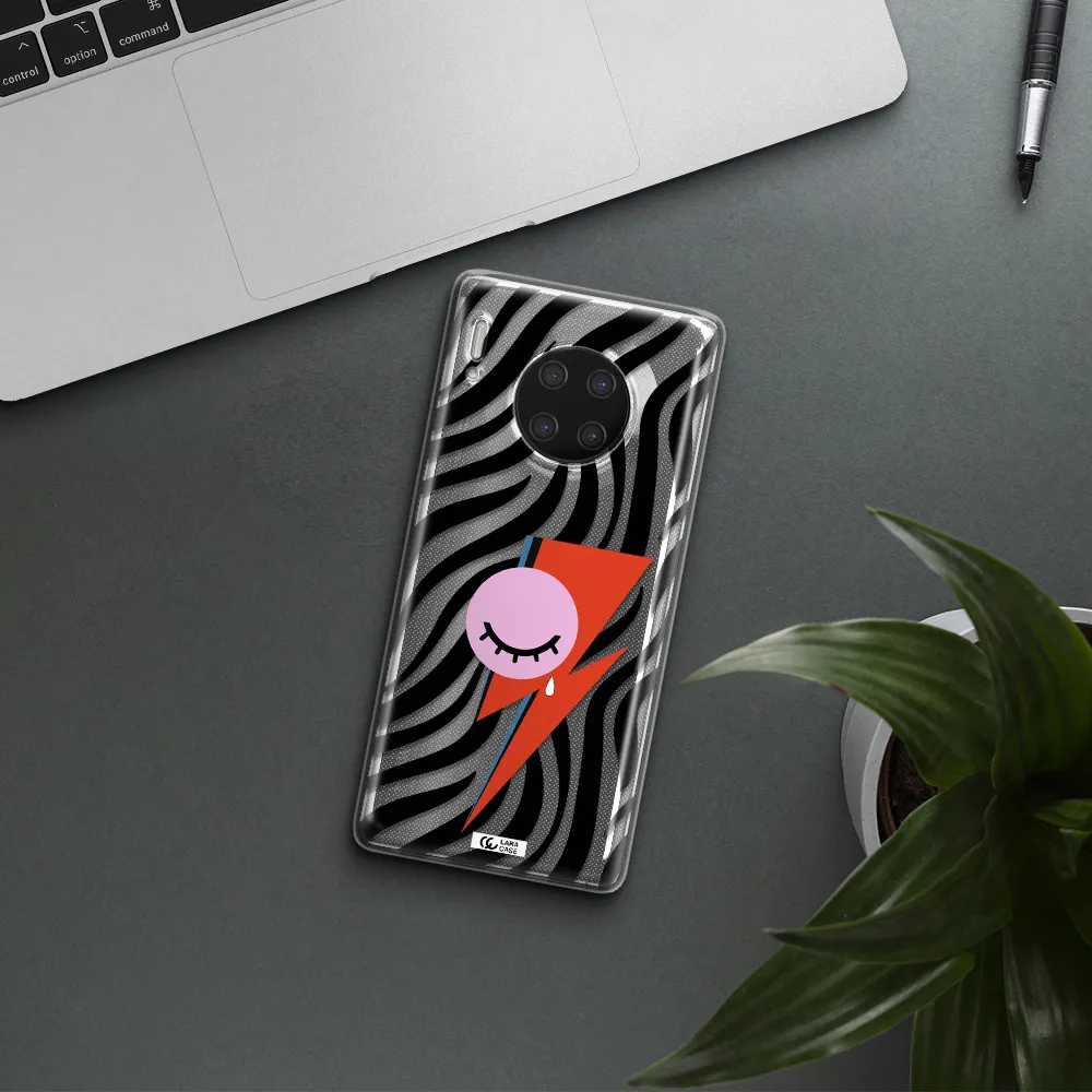 David Bowie Symbol Huawei Mate 30 Pro Clear TPU Case