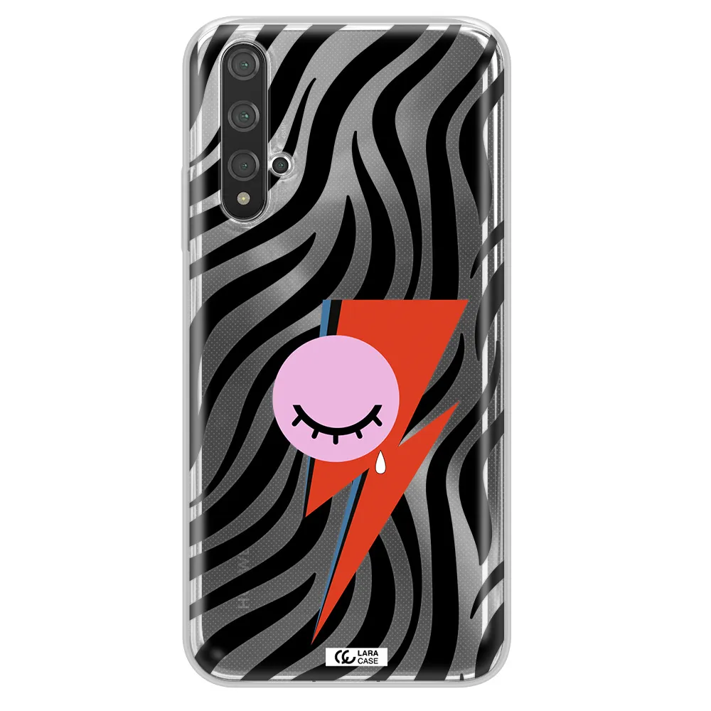 David Bowie Symbol Huawei Nova 5t Clear TPU Case