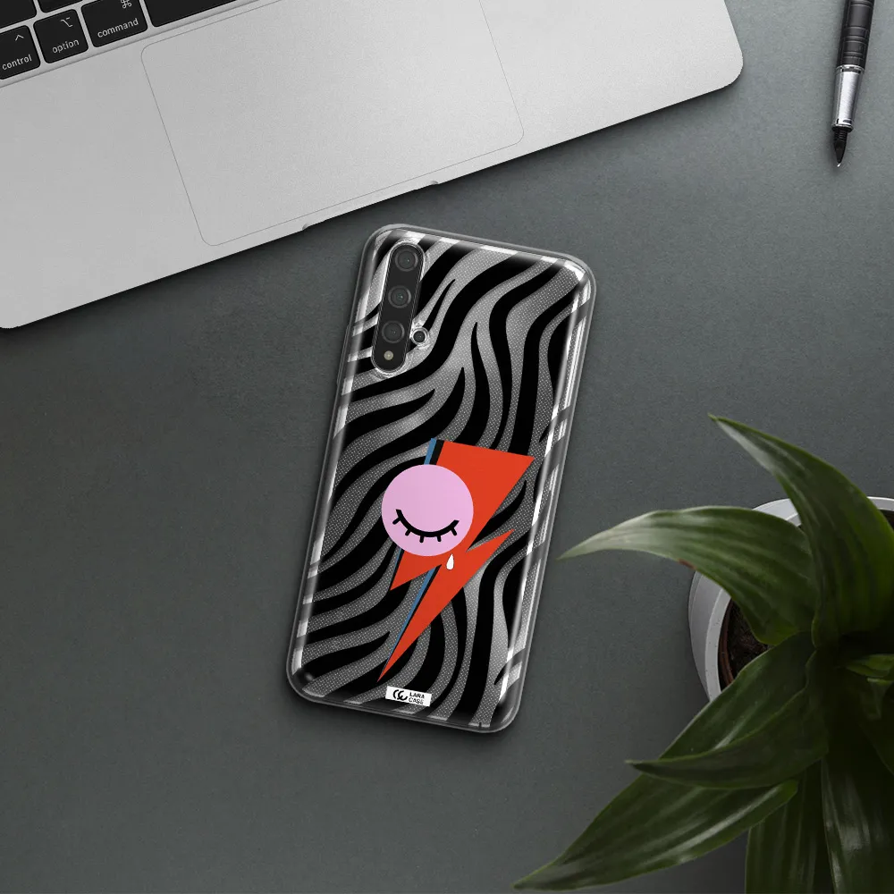 David Bowie Symbol Huawei Nova 5t Clear TPU Case