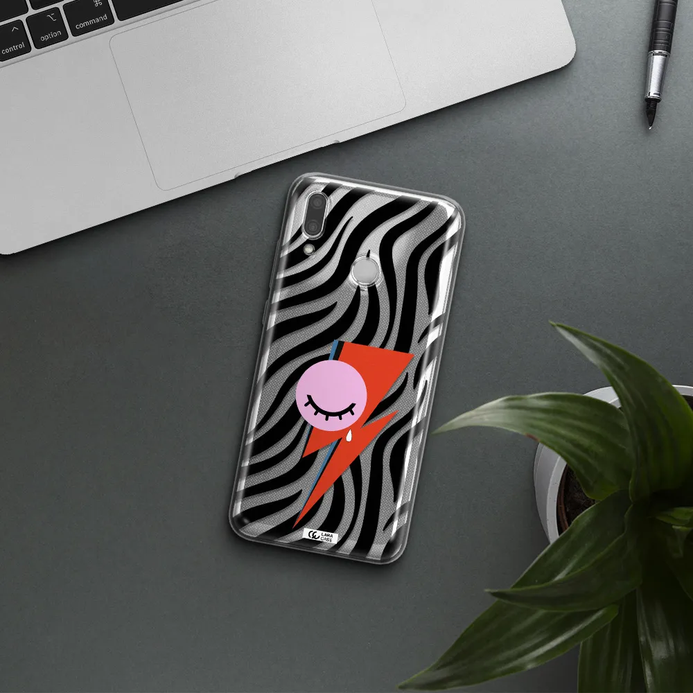David Bowie Symbol Huawei P Smart 2019 Clear TPU Case
