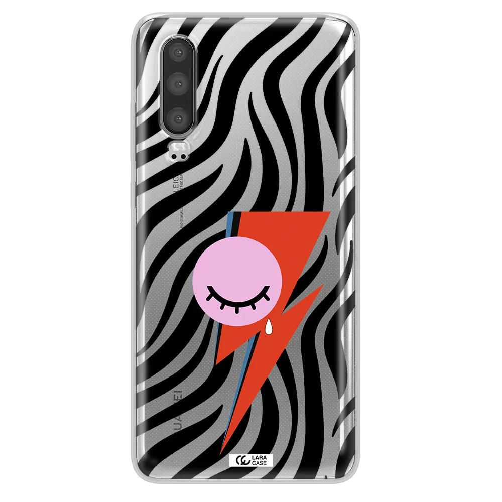 David Bowie Symbol Huawei P30 Clear TPU Case