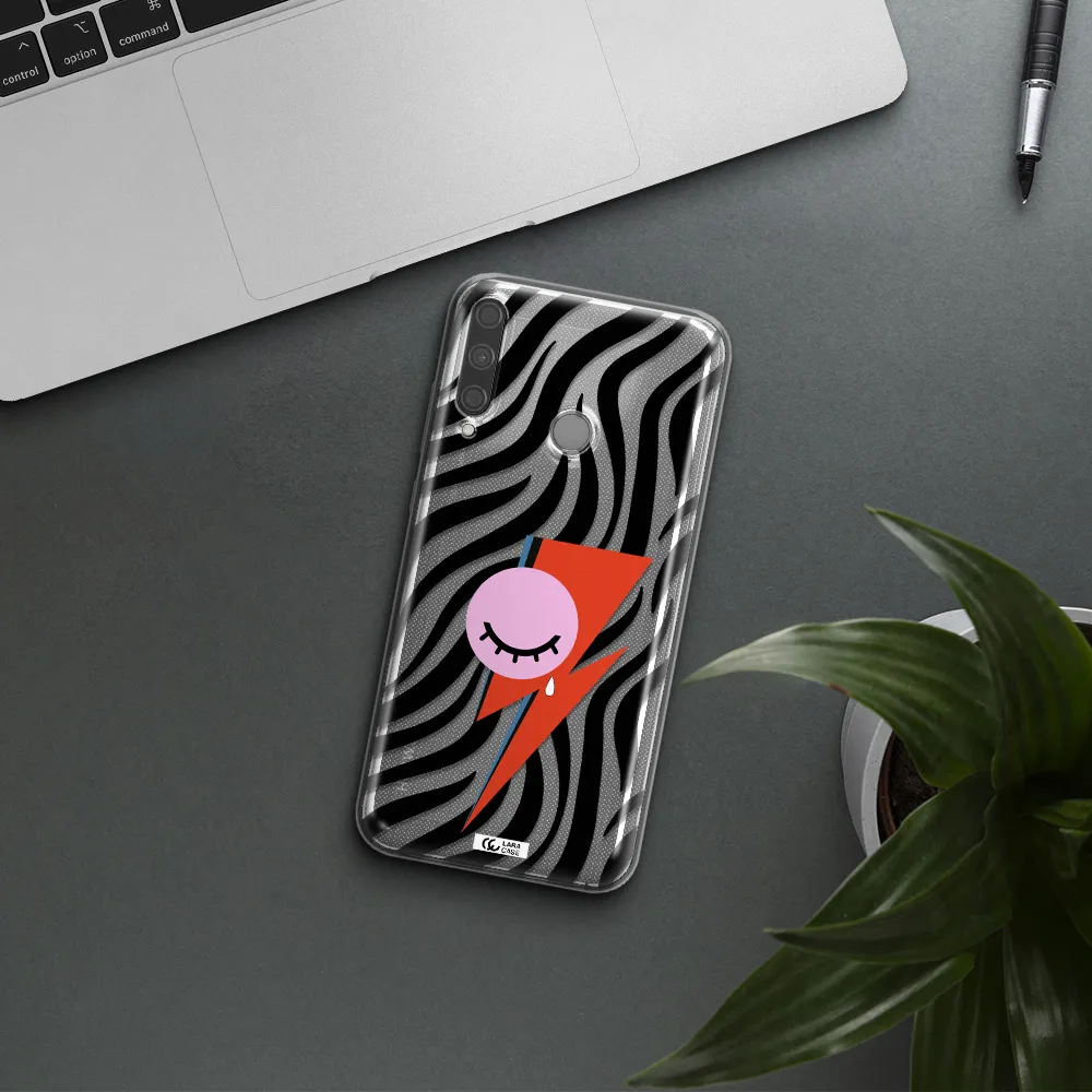 David Bowie Symbol Huawei P40 Lite E Clear TPU Case