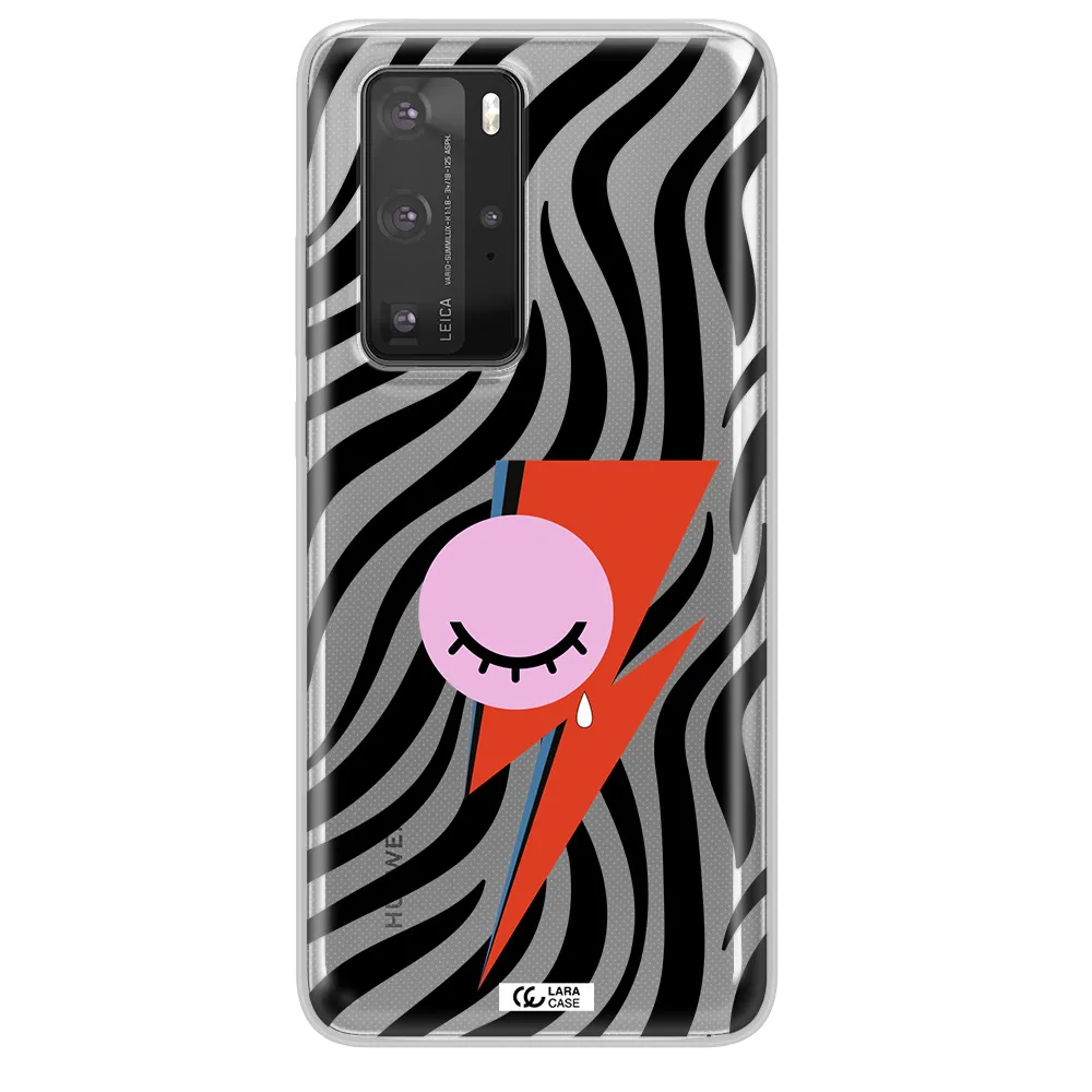 David Bowie Symbol Huawei P40 Pro Clear TPU Case