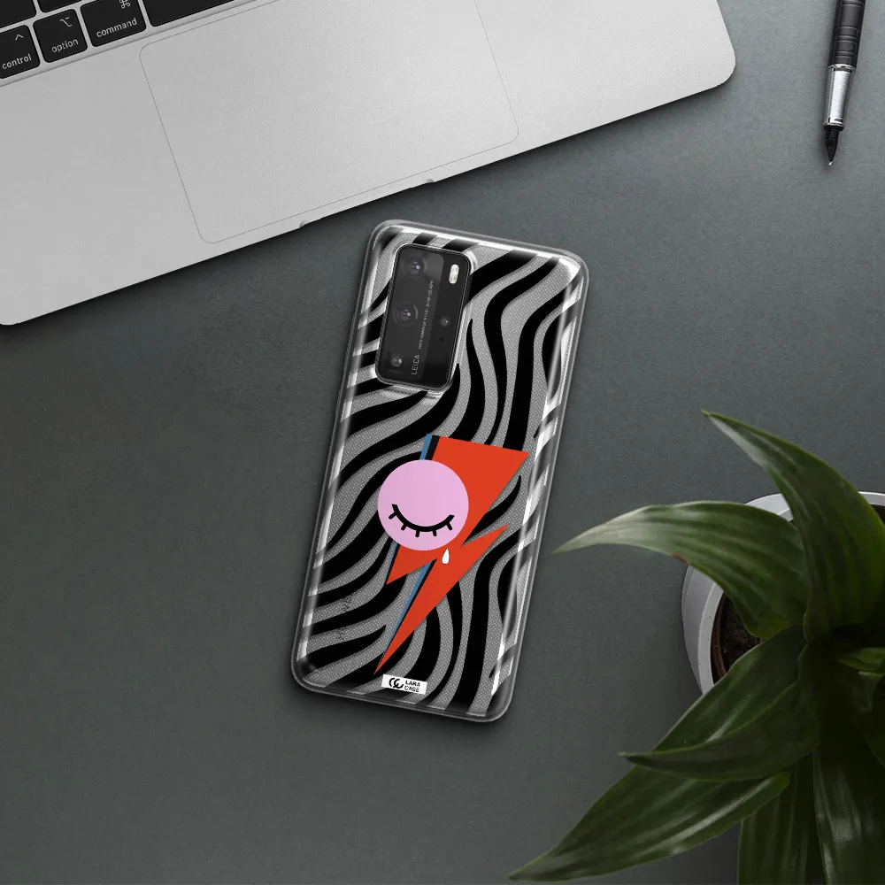 David Bowie Symbol Huawei P40 Pro Clear TPU Case