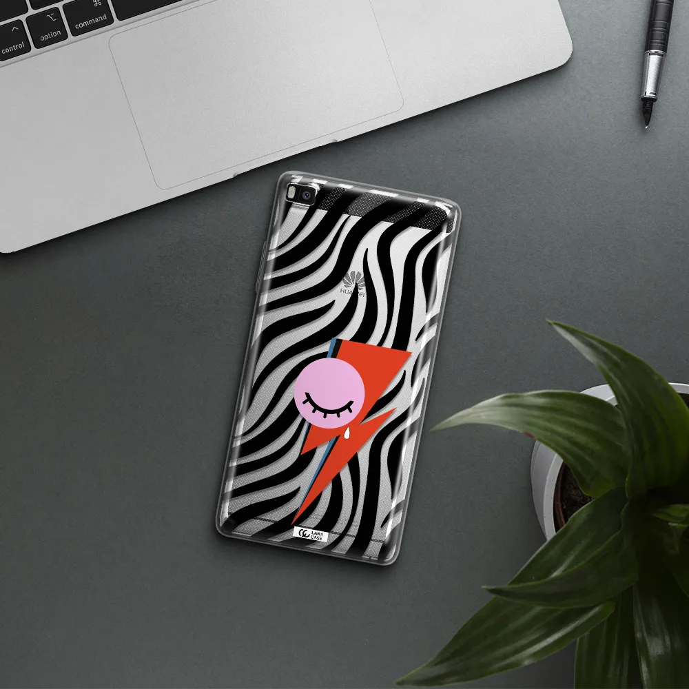 David Bowie Symbol Huawei P8 Clear TPU Case
