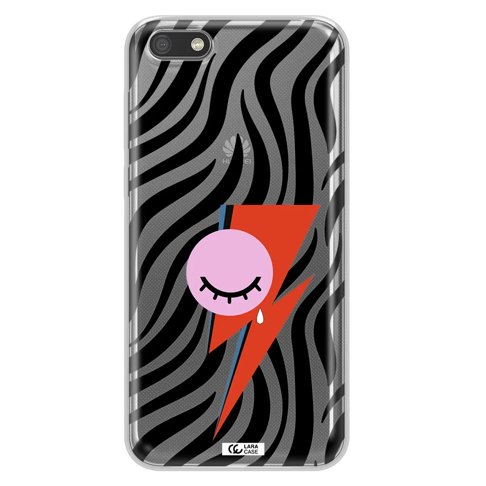 David Bowie Symbol Huawei Y5 2018 Clear TPU Case