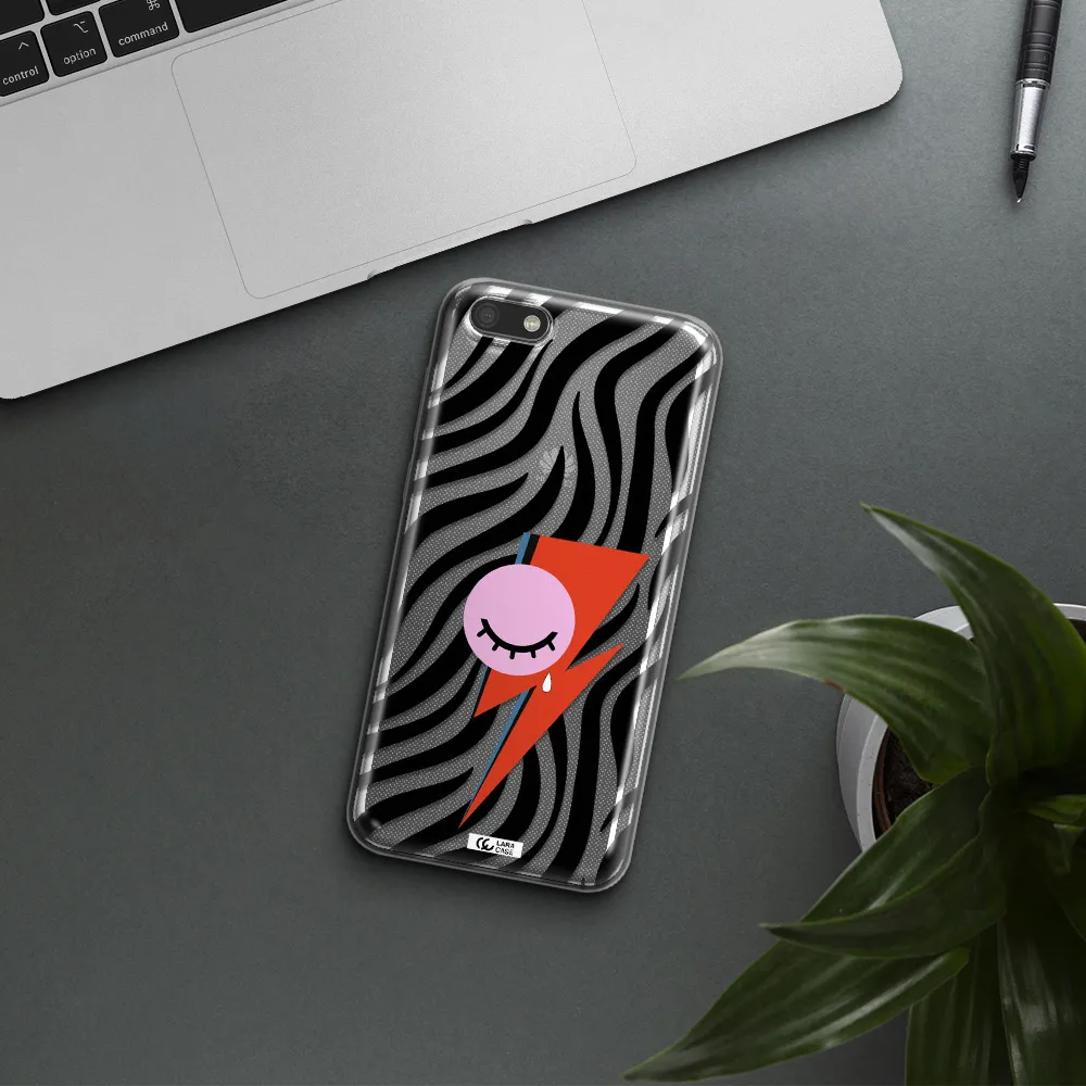 David Bowie Symbol Huawei Y5 2018 Clear TPU Case