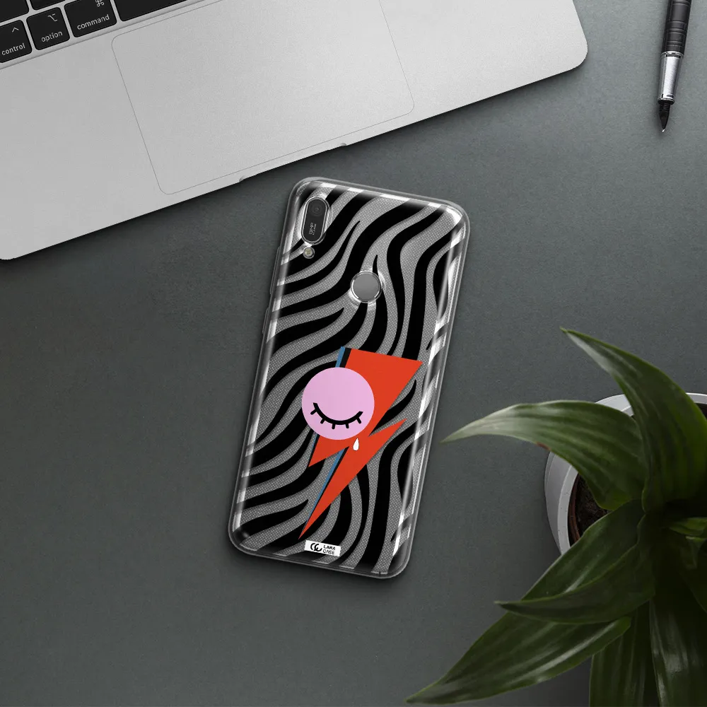 David Bowie Symbol Huawei Y6 2019 Clear TPU Case