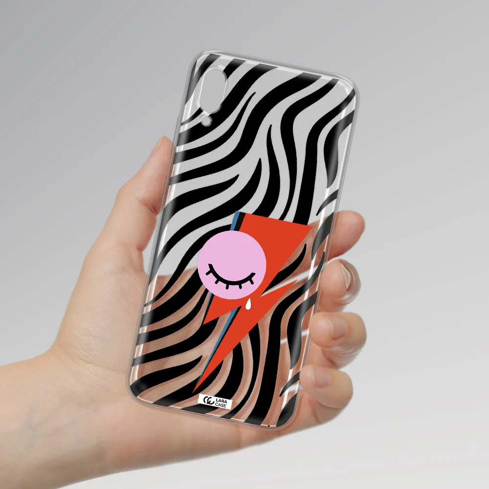 David Bowie Symbol Huawei Y6 Pro 2019 Clear TPU Case