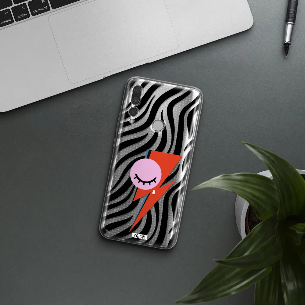 David Bowie Symbol Huawei Y9 Prime 2019 Clear TPU Case