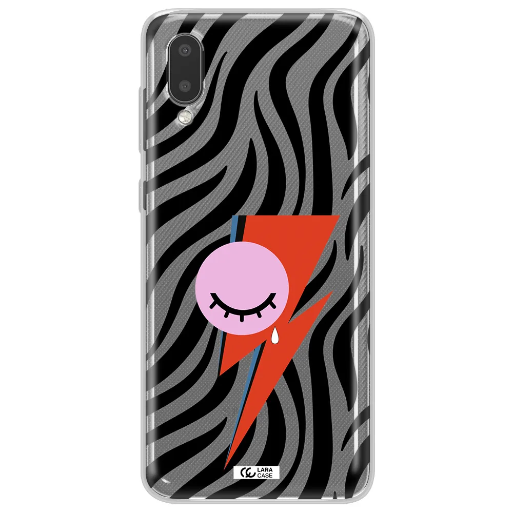 David Bowie Symbol Samsung A02 Clear TPU Case