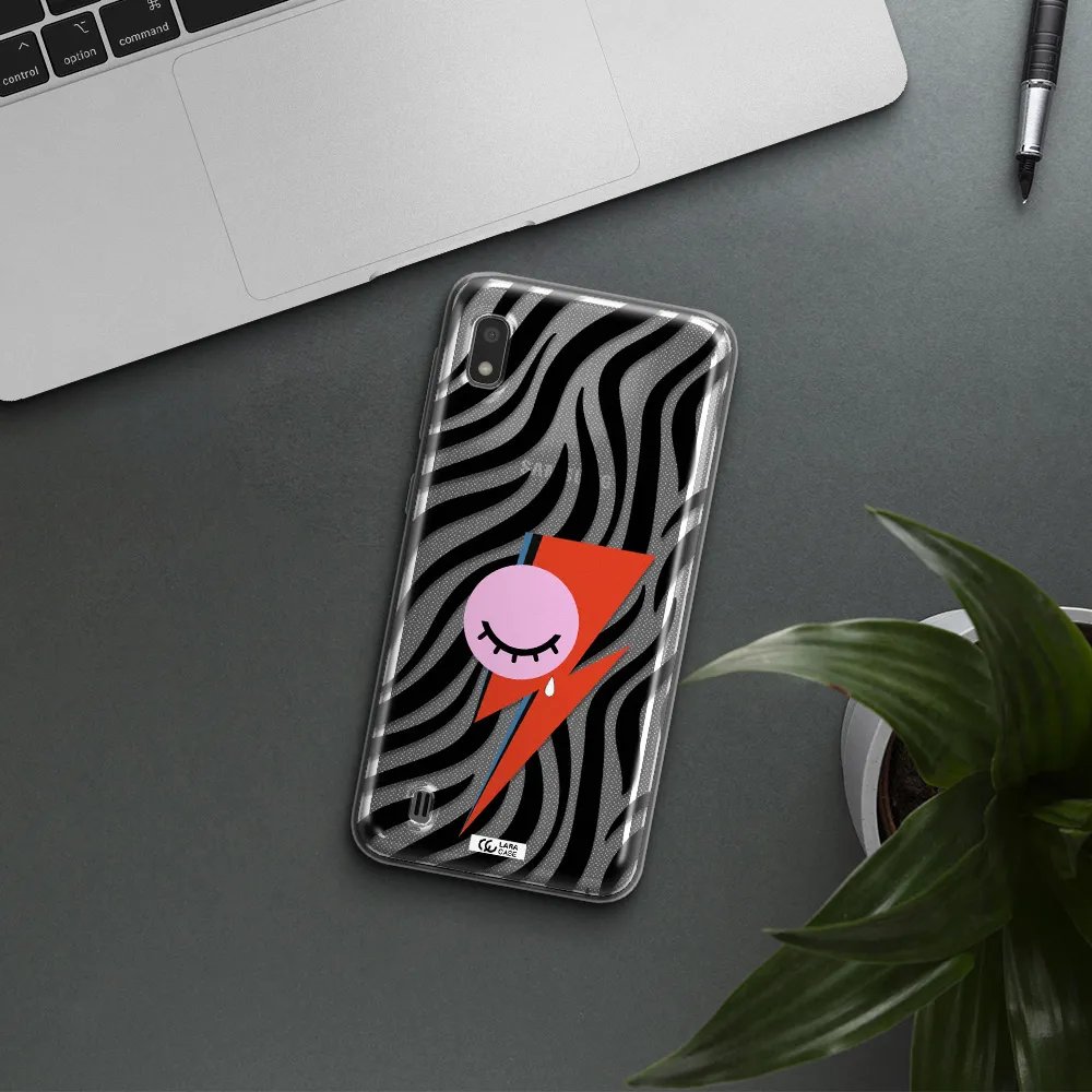 David Bowie Symbol Samsung A10 Clear TPU Case
