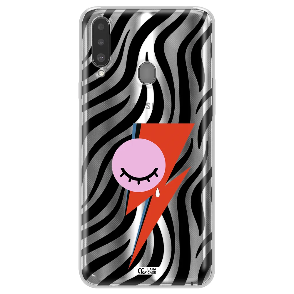 David Bowie Symbol Samsung A20S Clear TPU Case