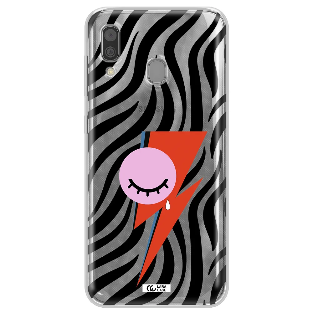 David Bowie Symbol Samsung A30 Clear TPU Case