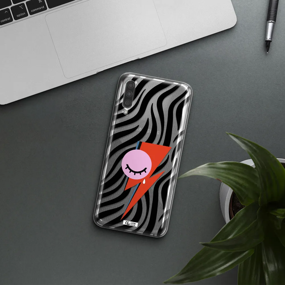 David Bowie Symbol Samsung A30S Clear TPU Case