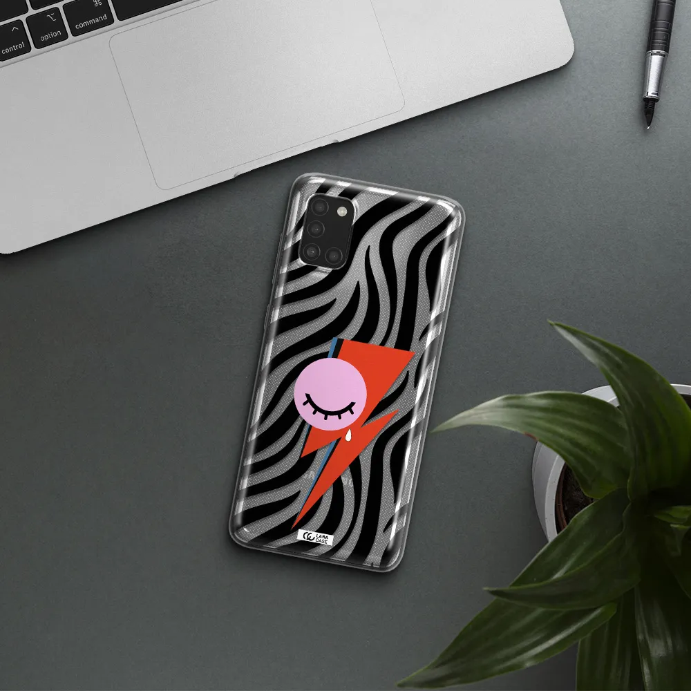 David Bowie Symbol Samsung A31 Clear TPU Case