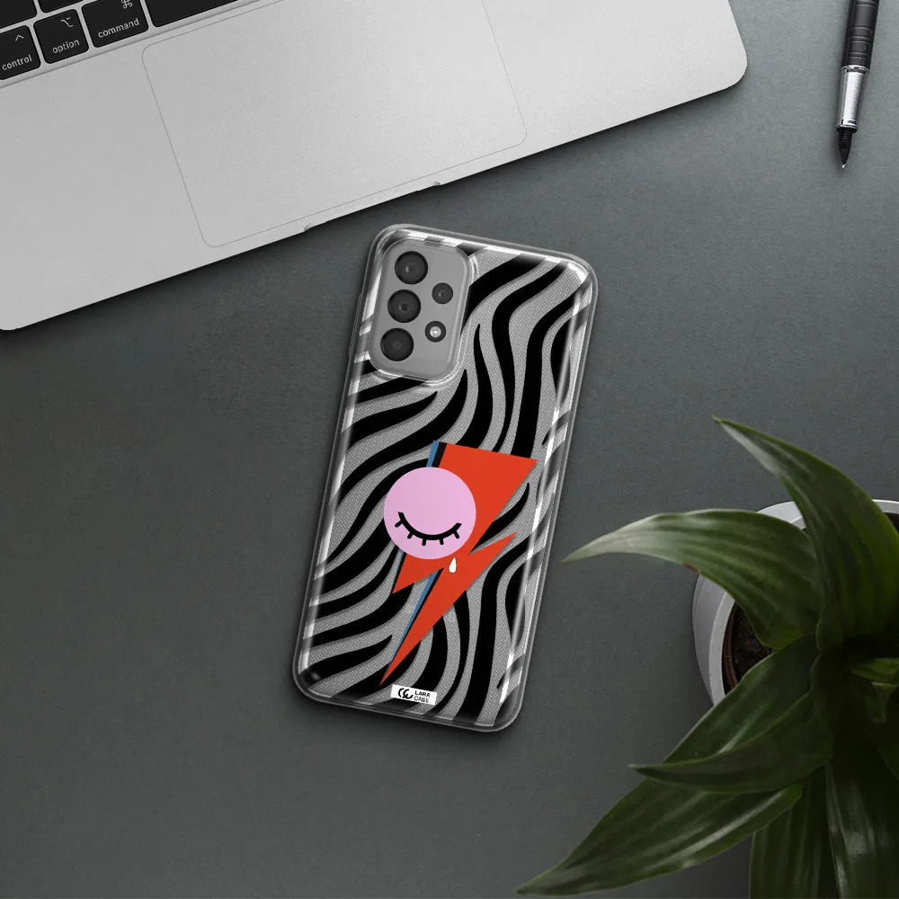 David Bowie Symbol Samsung A33 Clear TPU Case