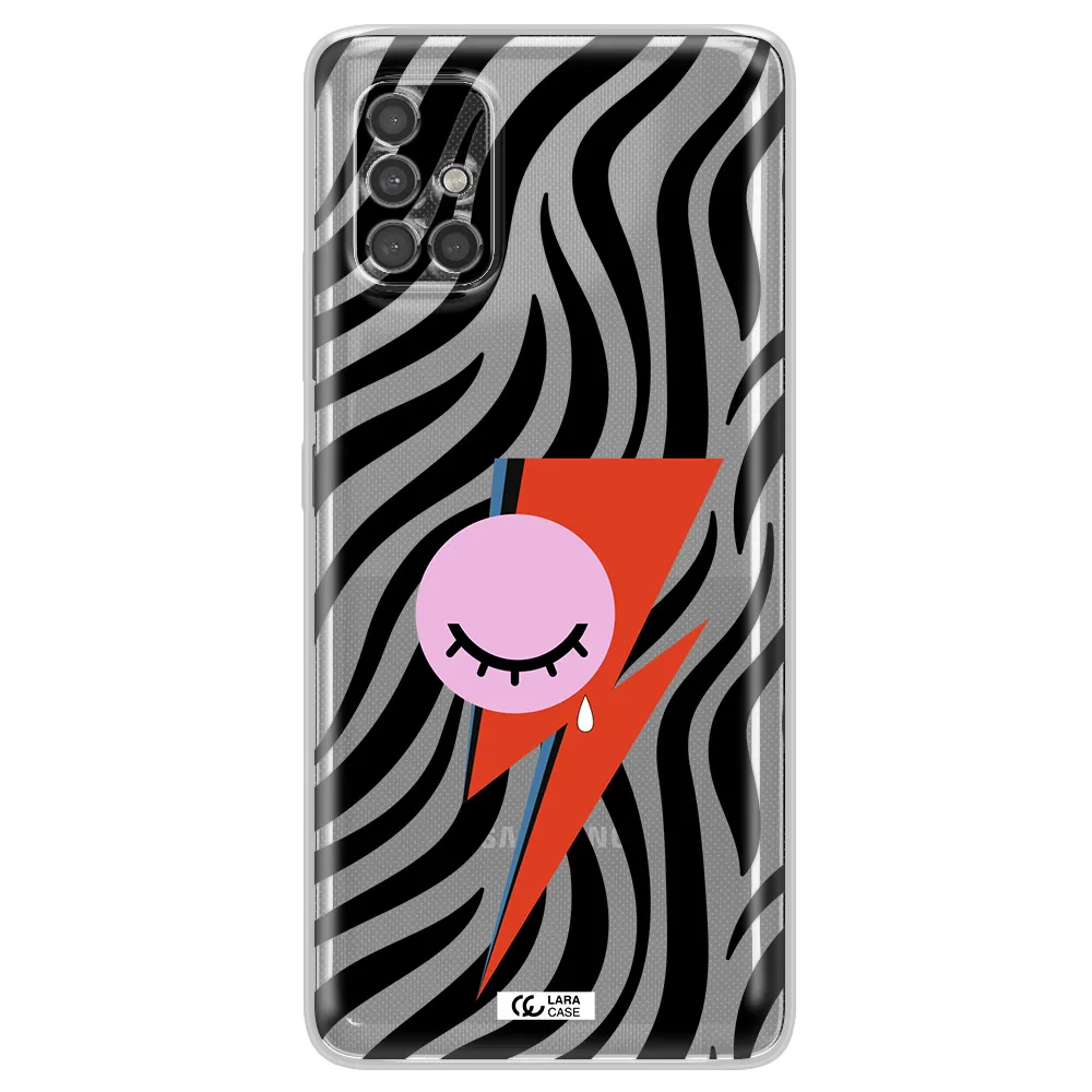 David Bowie Symbol Samsung A40S Clear Tpu Case