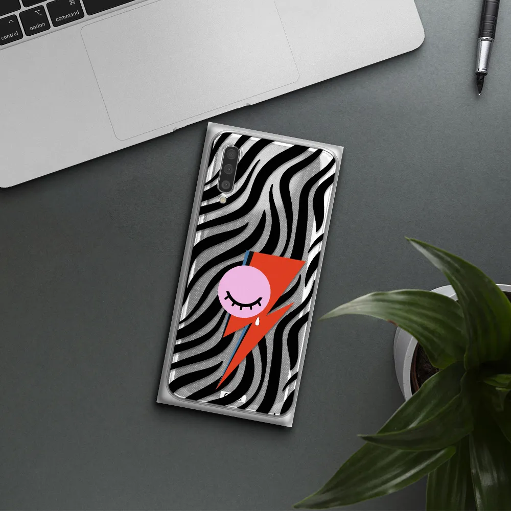 David Bowie Symbol Samsung A50S Clear Tpu Case