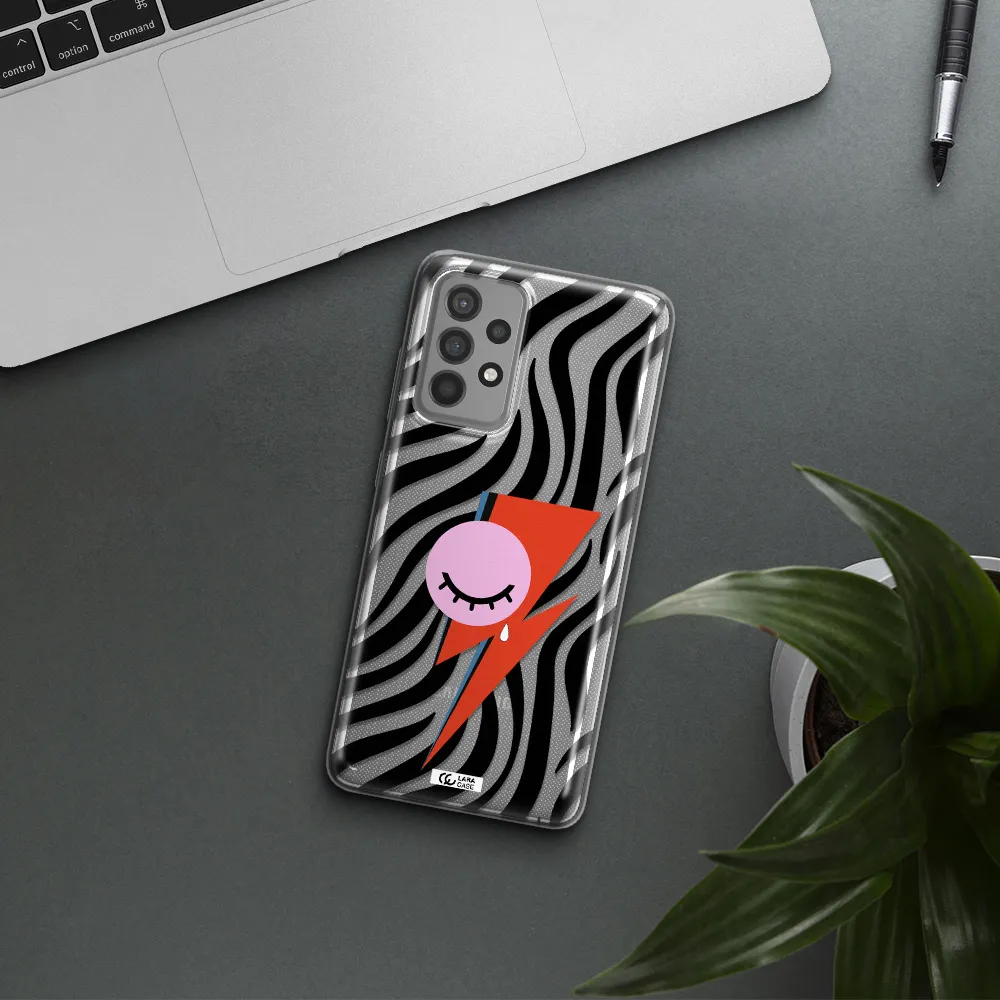 David Bowie Symbol Samsung A52 Clear TPU Case