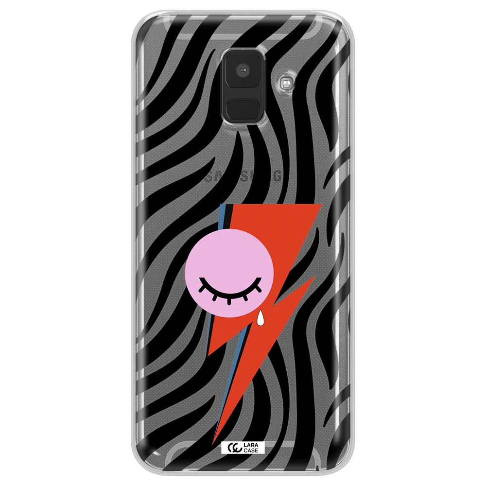 David Bowie Symbol Samsung A6 Clear TPU Case