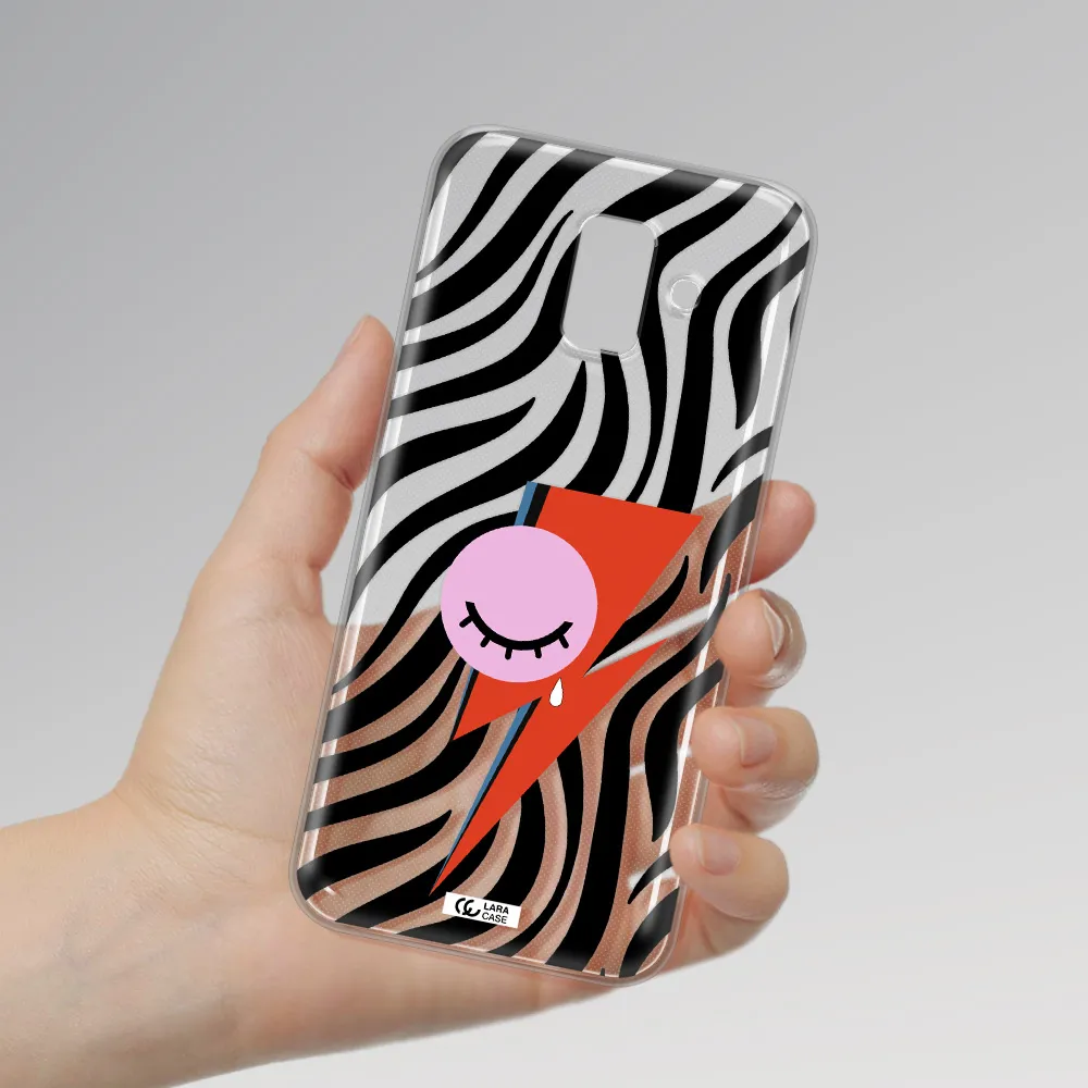 David Bowie Symbol Samsung A6 Clear TPU Case