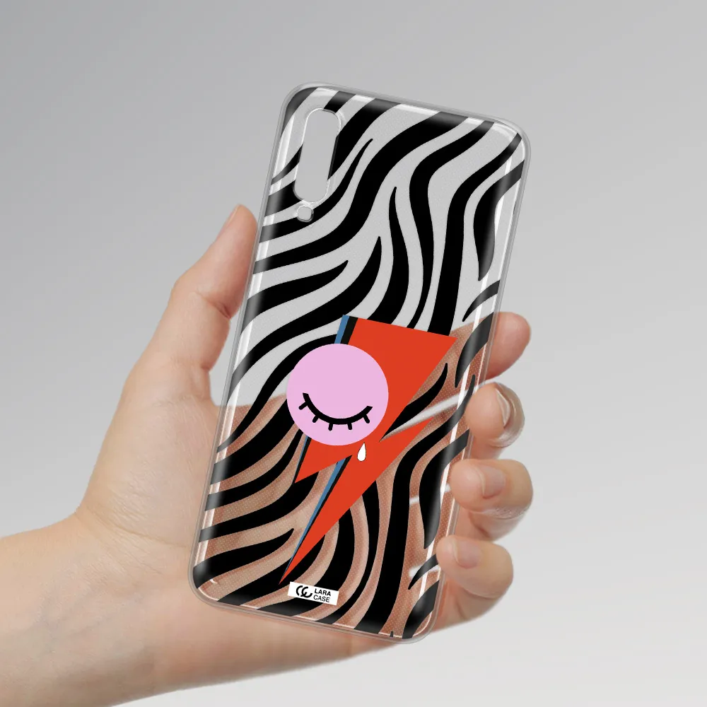 David Bowie Symbol Samsung A70S Clear Tpu Case