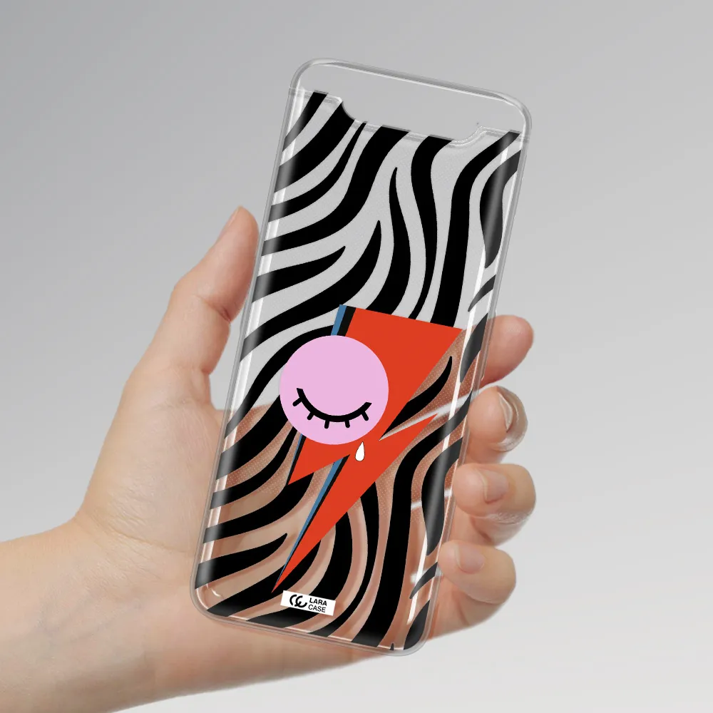 David Bowie Symbol Samsung A80 Clear TPU Case