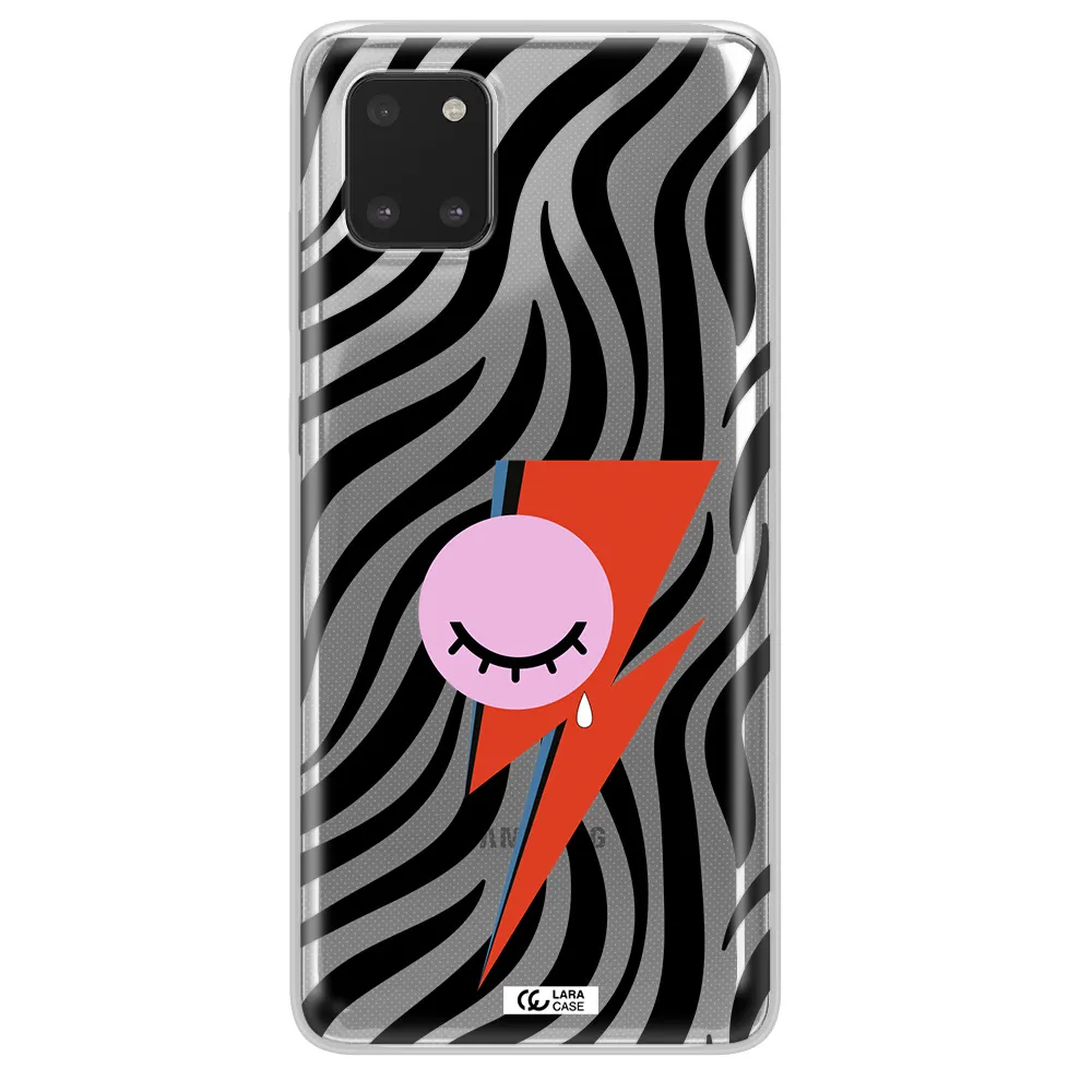 David Bowie Symbol Samsung A81 Clear TPU Case