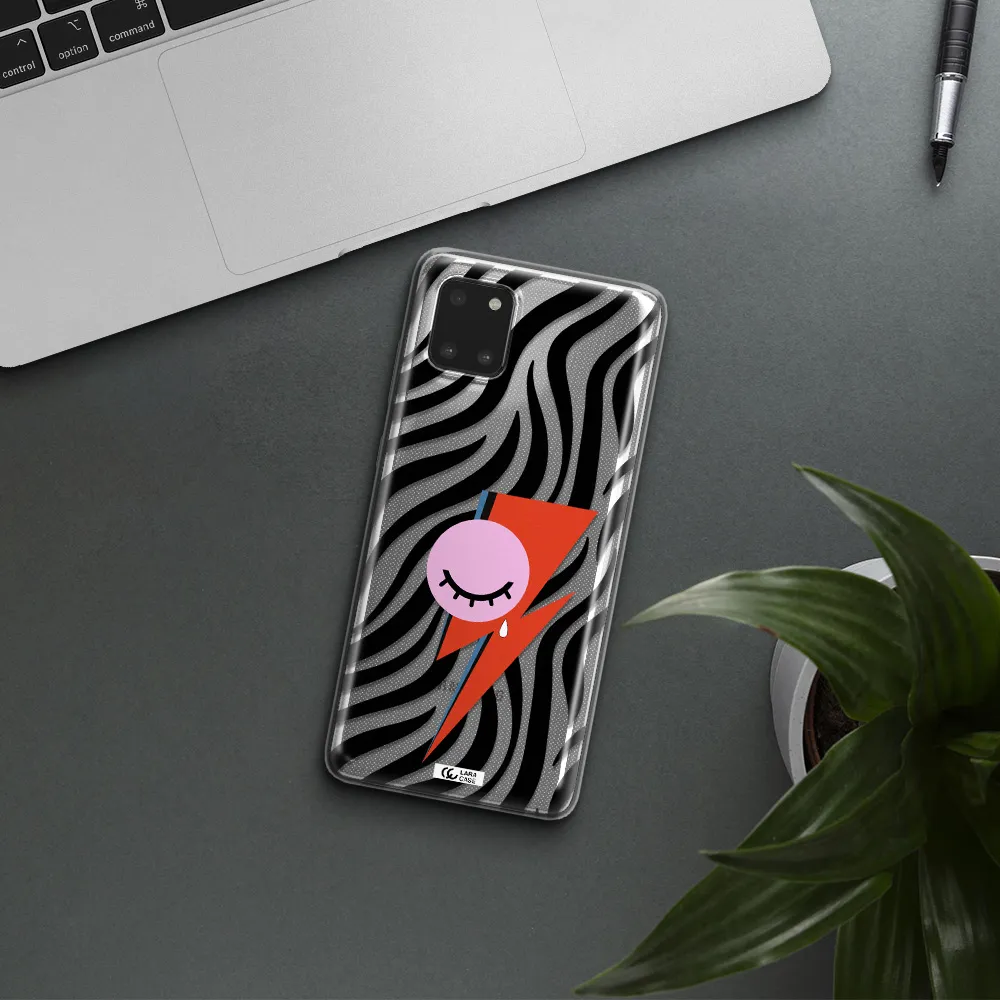 David Bowie Symbol Samsung A81 Clear TPU Case